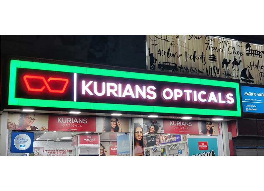 Kurians Opticals LED Signboards